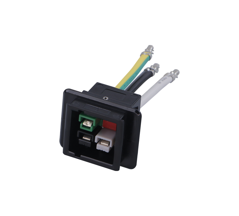 45A plug four-digit fixed bracket power cord