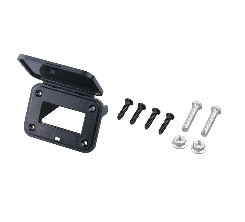 120A plug power connector fixing bracket panel