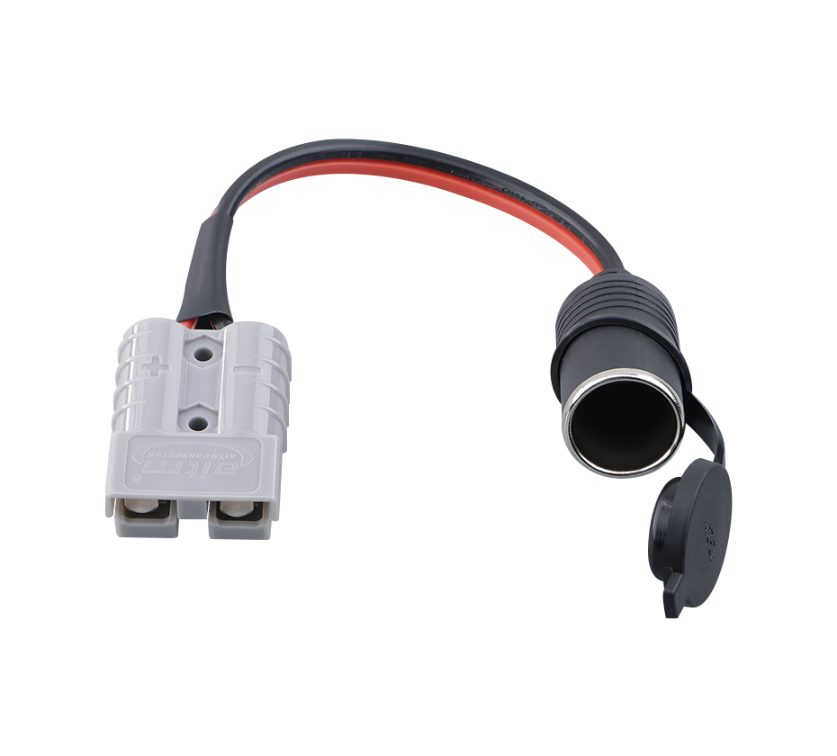 50A plug car power cord cigarette lighter female with cover