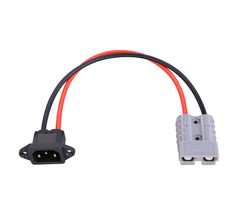 50A plug adapter for converting to the product-shaped power cord for electric vehicles, suitable for charging the electric vehicle's power source
