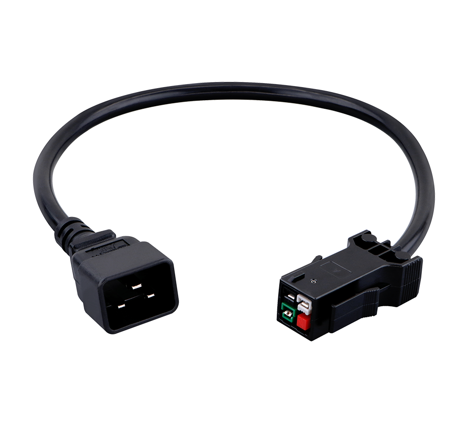 P13 adapter for C20 high-current power cord, suitable for high-power power supplies and lithium batteries