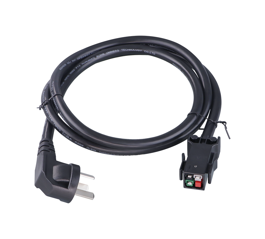P13 adapter three-prong plug head cable, PDU cabinet 150CM power cord