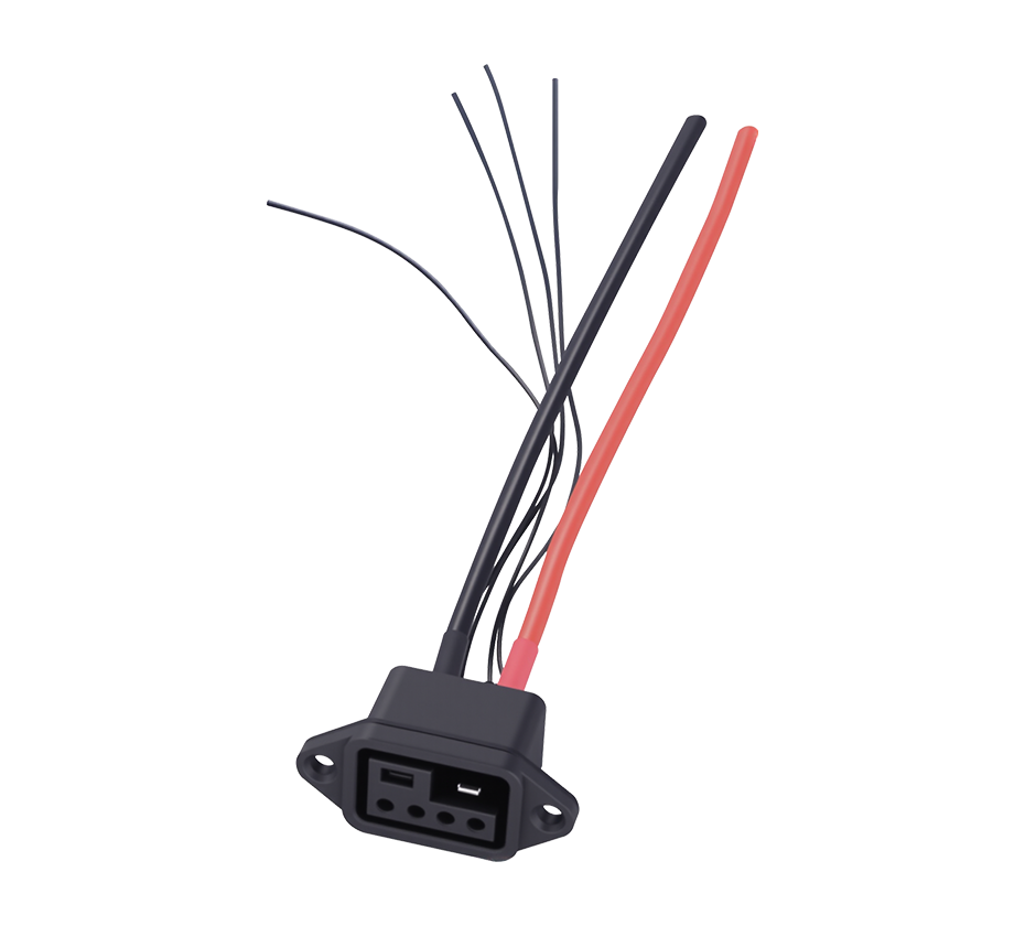 New national standard 2+4 socket product header plug cable, suitable for electric vehicle lithium batteries