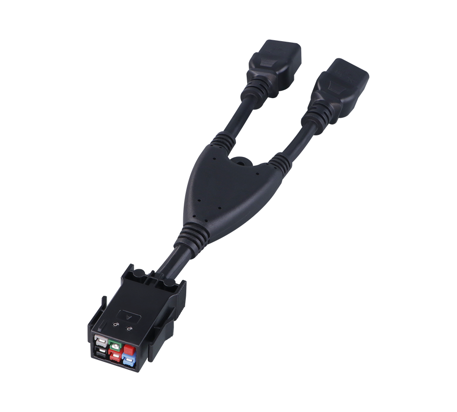 P33 - 2-core C19 high-power power cord, suitable for high-power power supplies