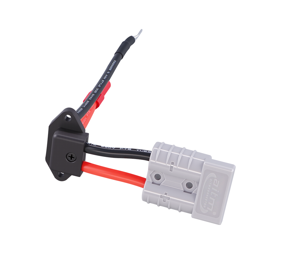 50A plug split elbow 90° adapter for XT90 power cord, suitable for high-power connectors of electric vehicle lithium batteries
